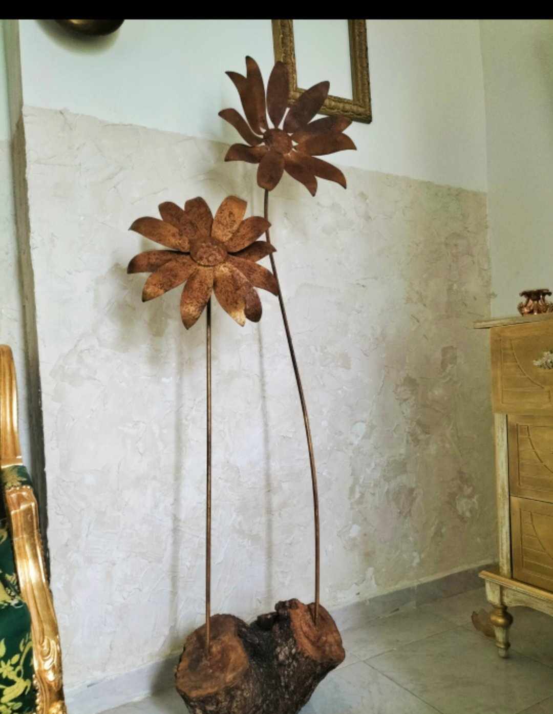 Fleur dorée : L'élégance exclusive qui sublime votre intérieur