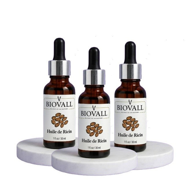 Huile de ricin extra vierge trio pour une beauté irrésistible