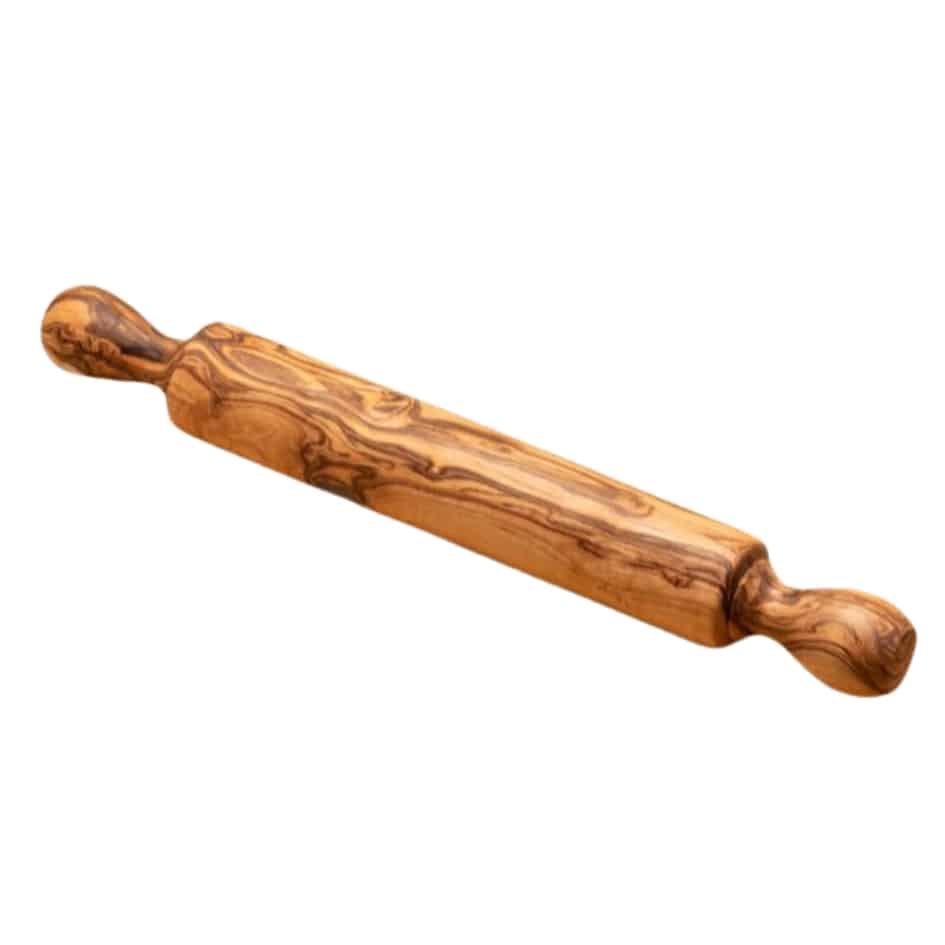 Rouleau à pâtisserie artisanal en bois d’olivier - fait main - artisanat Tunisien fait main | ILEYCOM