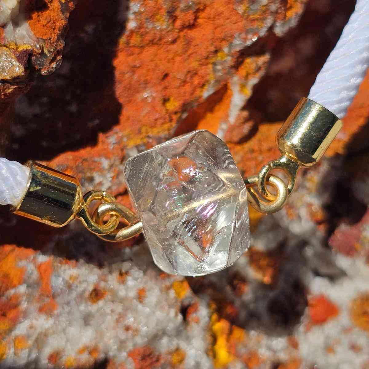 bracelet blanc cristal de roche éclat exclusif et séduisant