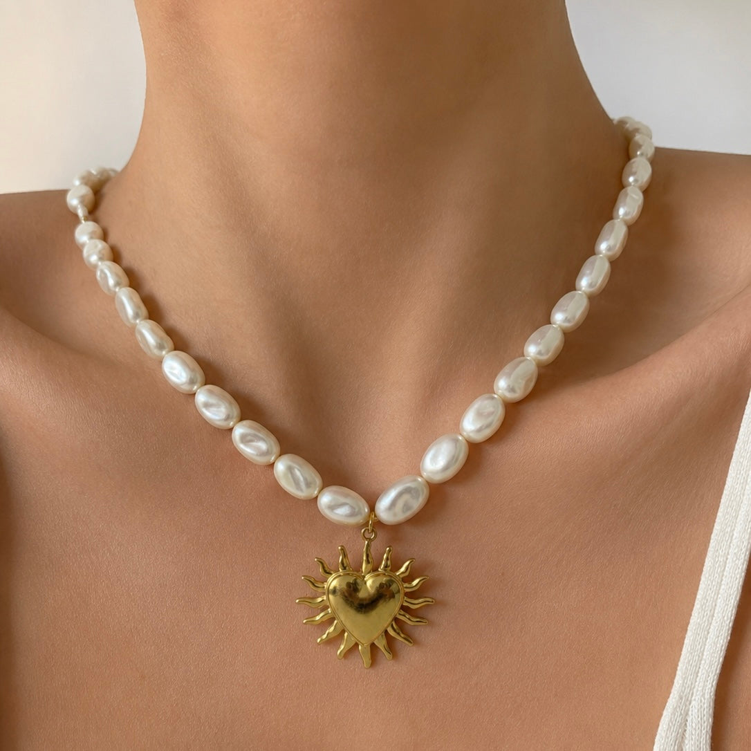 Collier Soleil dAmour éclatant pour un style chic et lumineux