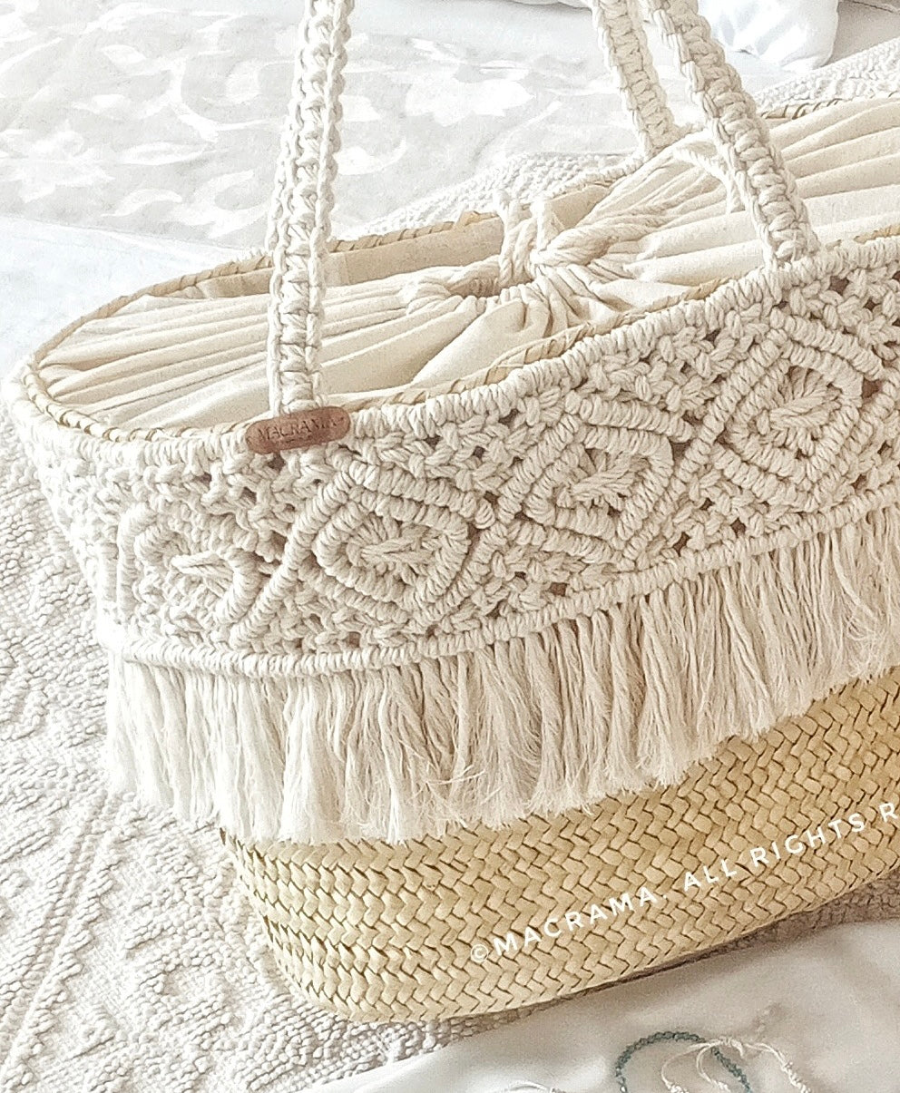 Sac Couffin Macramé