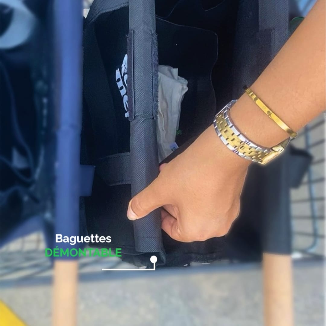 Sac de course pour chariot - artisanat Tunisien fait main | ILEYCOM