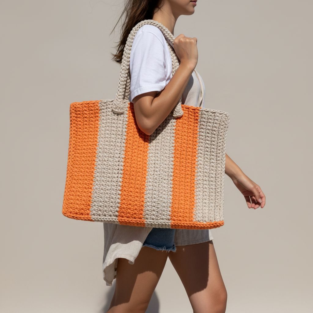 Sac artisanal Tunisie — sac jute pour plage taille m. Fabriqué à la main en Tunisie.