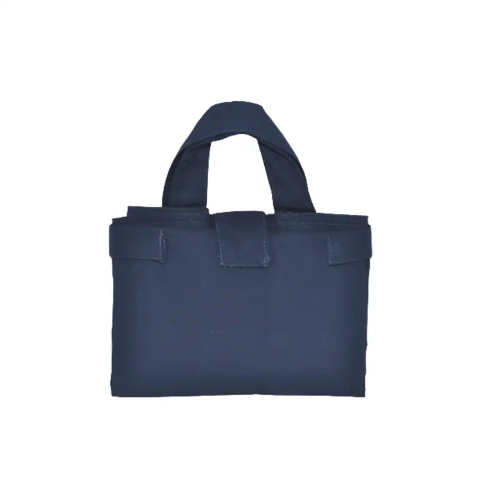 Sac à main "Margoum" pliable en blue - artisanat Tunisien fait main | ILEYCOM