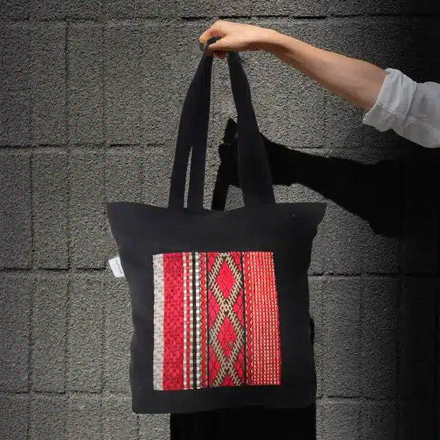Sac, totebag klim noir amazigh