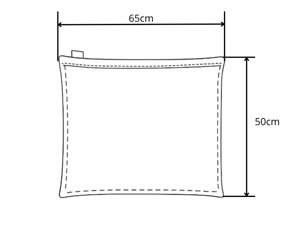 Taie d'oreiller Satin Blanc 65x50 cm - Élégance et Soin Cheveux & Peau