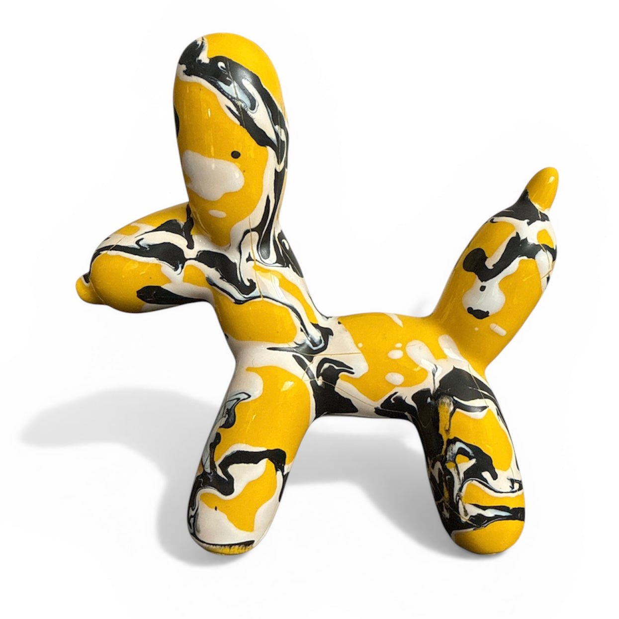 Sculpture Chien Ballon Artistique bicolore – Objet Déco Design