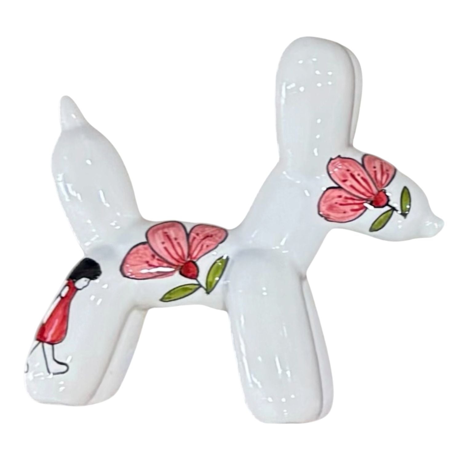 Sculpture Chien Ballon Artistique multicolore – Objet Déco Design