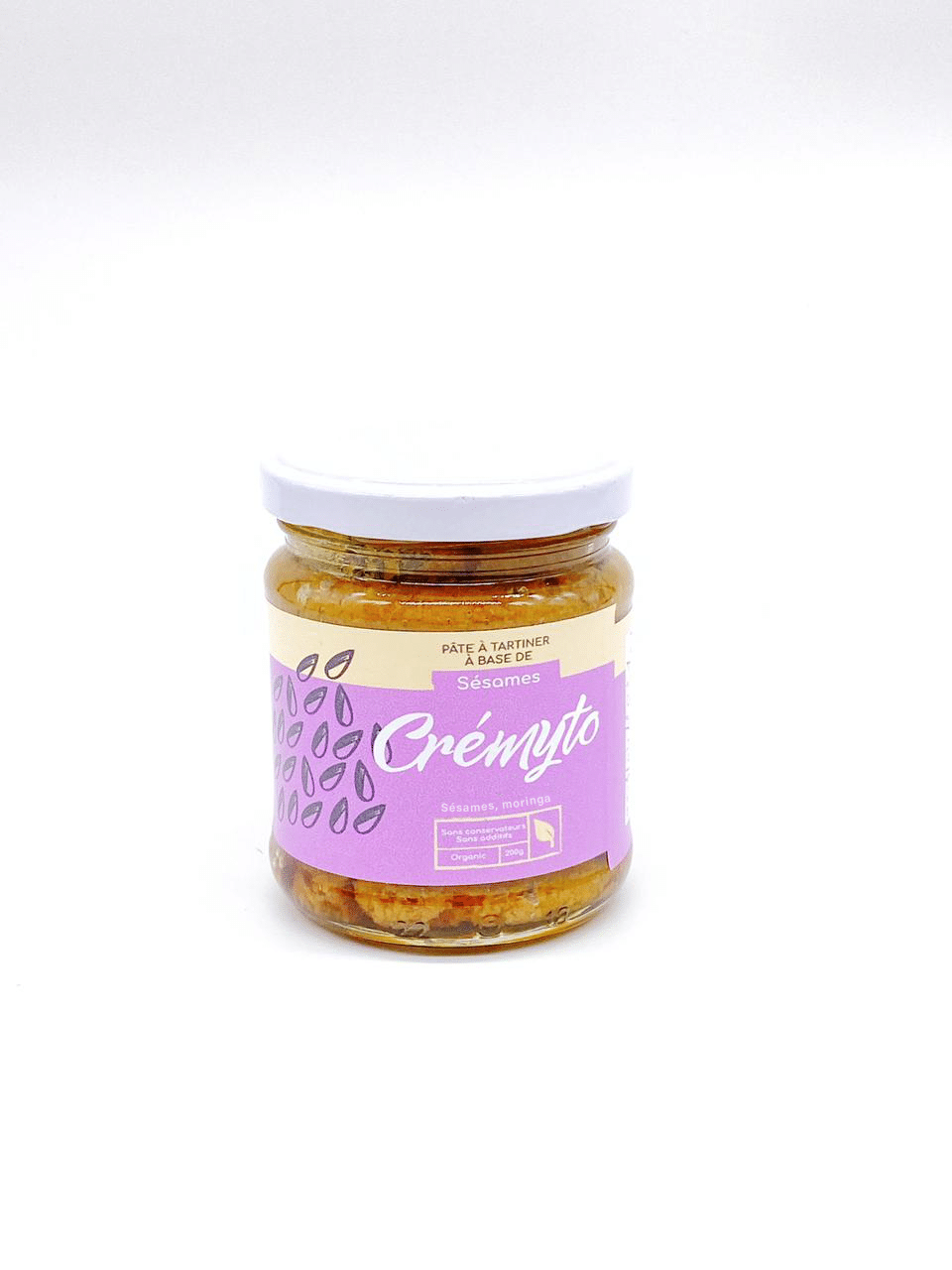 Pâte à tartiner de sésame au moringa et miel 200g