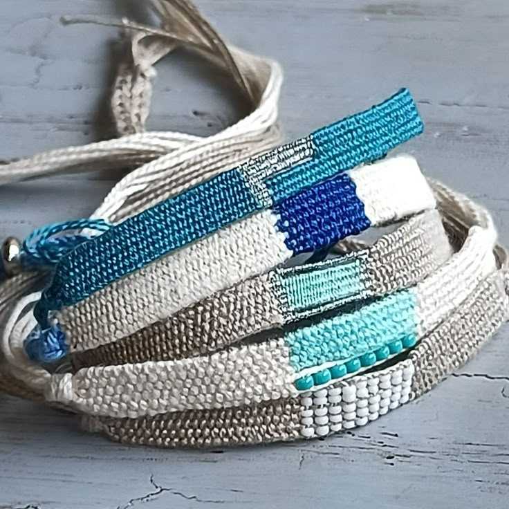 Bracelets tissés uniques en couleurs pour un style irrésistible