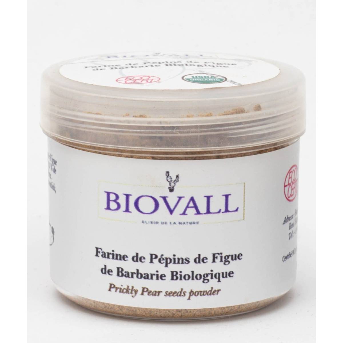 Poudre exfoliante biologique éclatante pour peau revitalisée 100 g