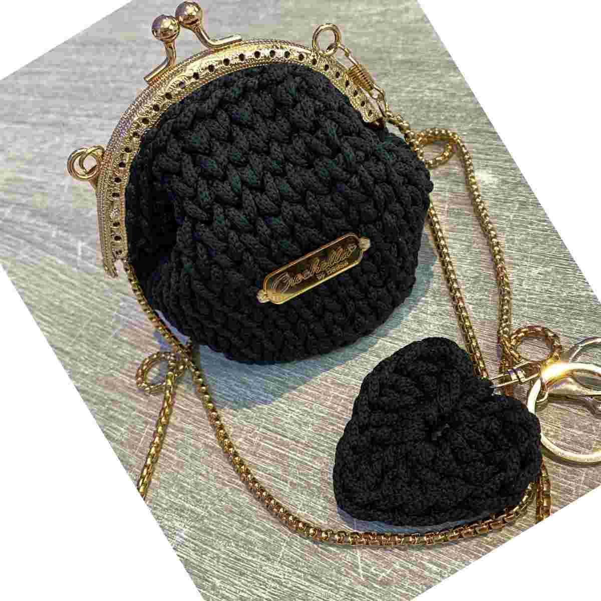 sac artisanal Golden Pearl argent doré pour un look chic et unique