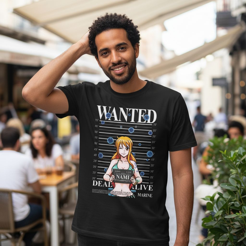 T-shirt manga en coton premium