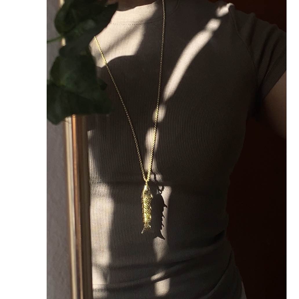 collier poisson 🐟 talismans d aura exclusifs pour une aura rayonnante