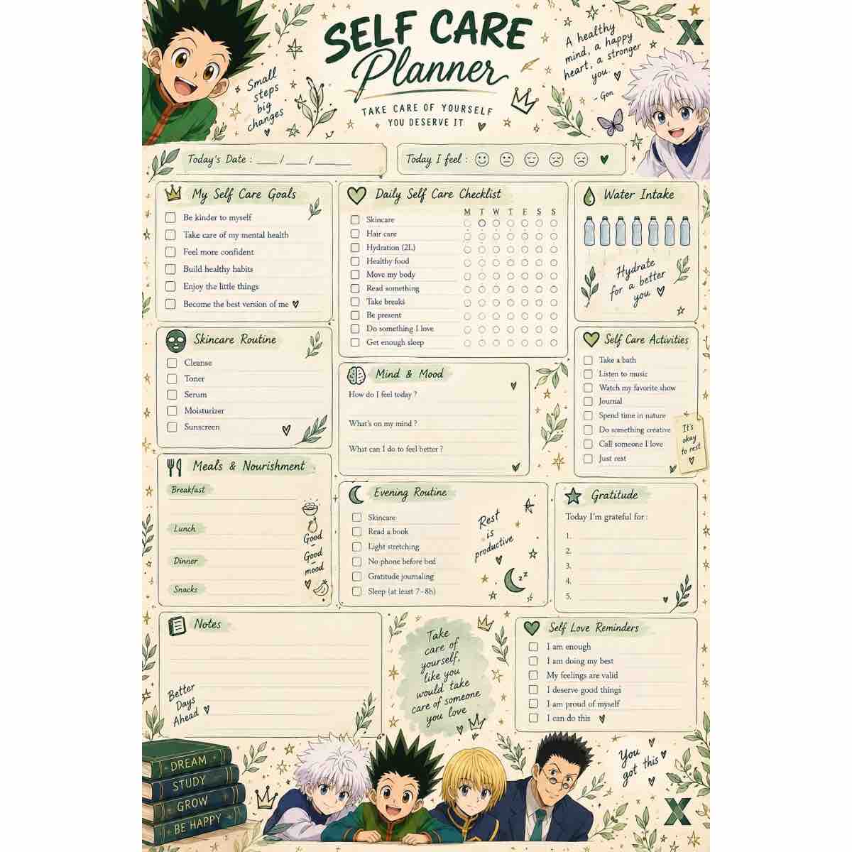agenda anime atteignez vos objectifs avec style et passion