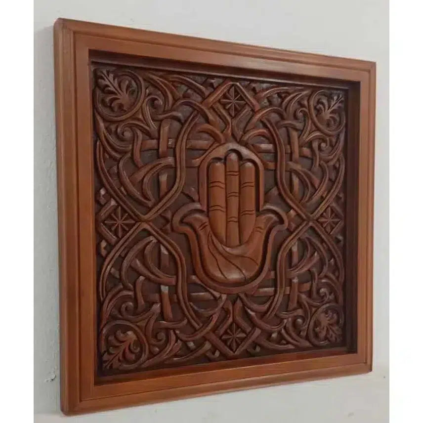tableau en bois sculpté à la main pour une élégance unique