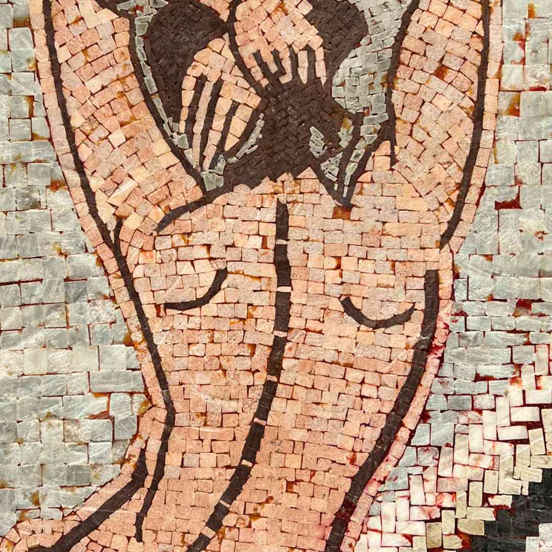 Tableau Humanité en Mosaïque - artisanat Tunisien fait main | ILEYCOM