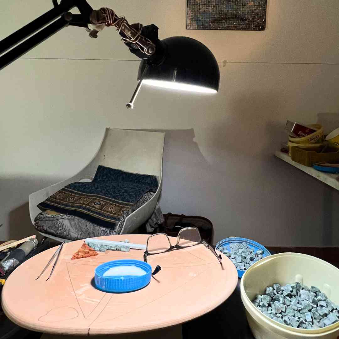 Tableau Humanité en Mosaïque - artisanat Tunisien fait main | ILEYCOM
