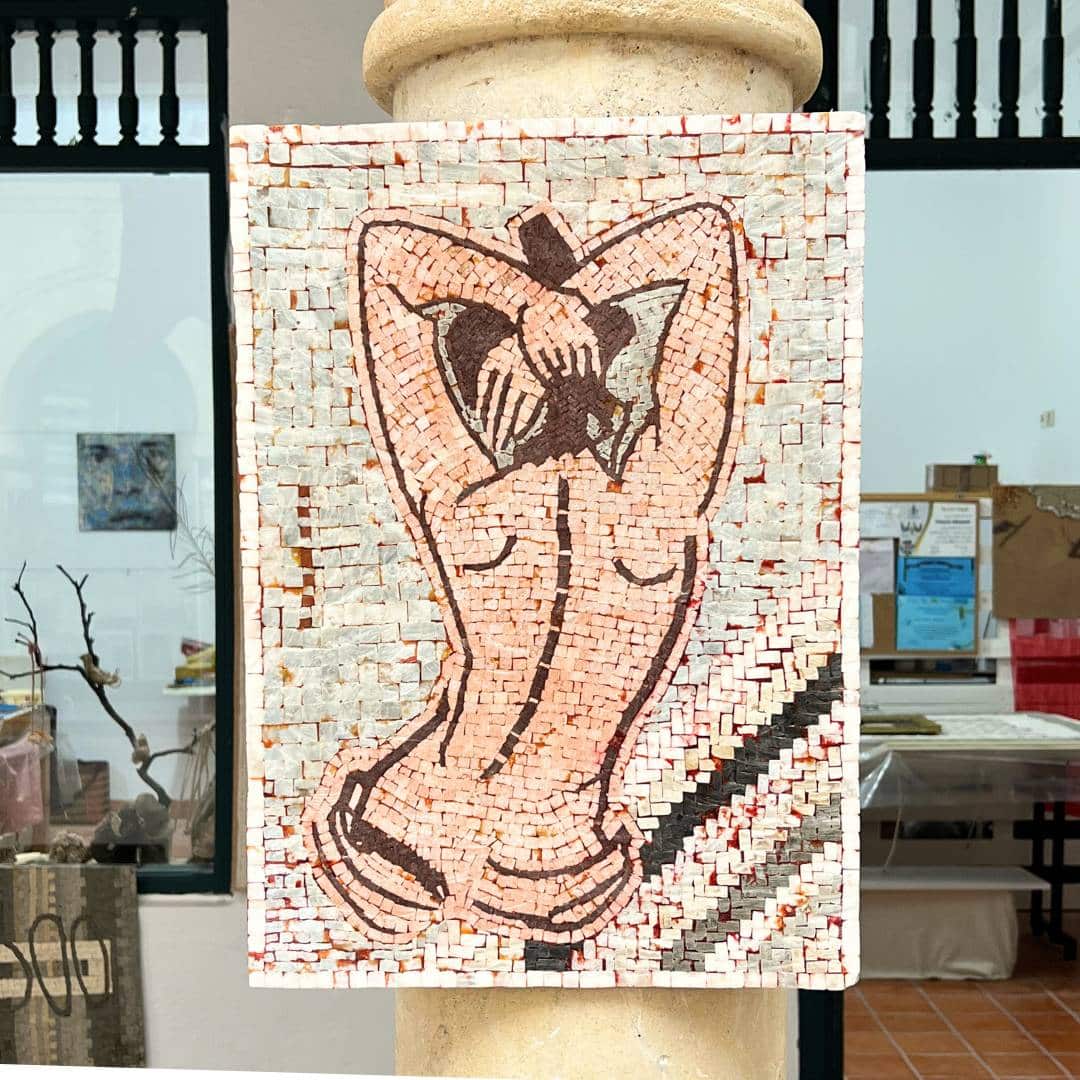 Tableau Humanité en Mosaïque - artisanat Tunisien fait main | ILEYCOM