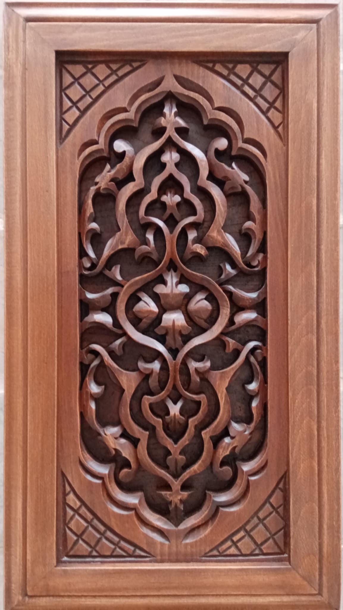 Tableau mural décoratif en bois rectangle (53 x 28 cm)