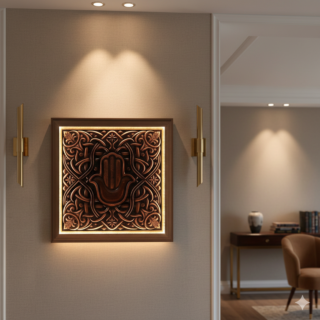 tableau en bois sculpté à la main pour une élégance unique