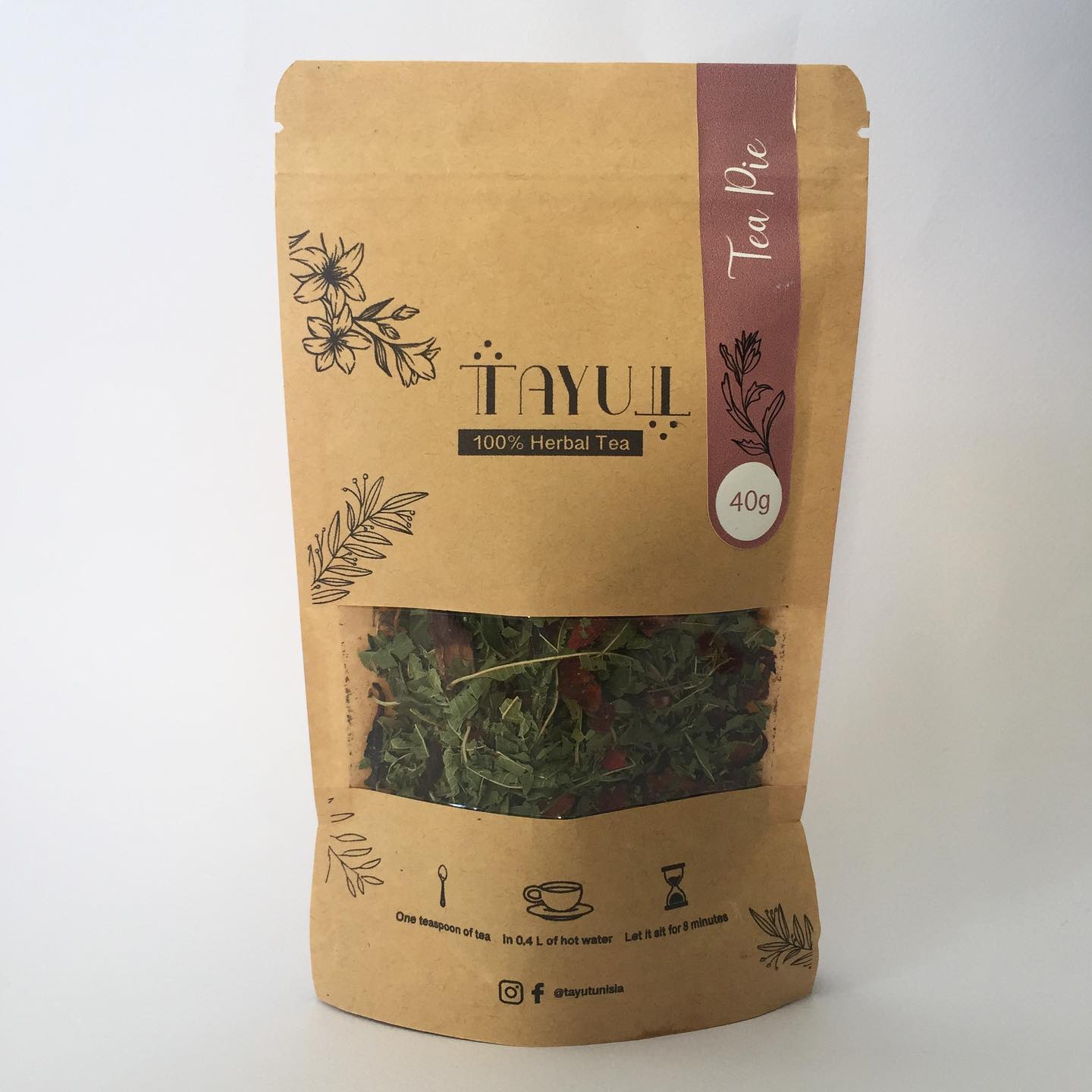 Tea Pie - Tisane gourmande - artisanat Tunisien fait main | ILEYCOM