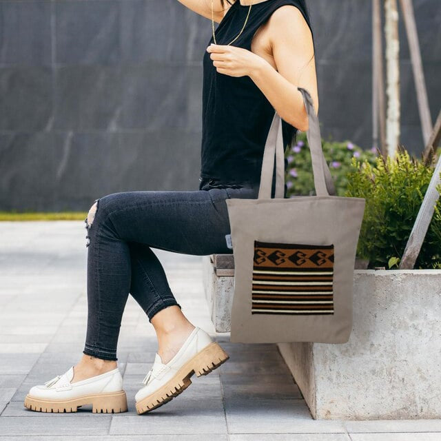 Totebag beige margoum
