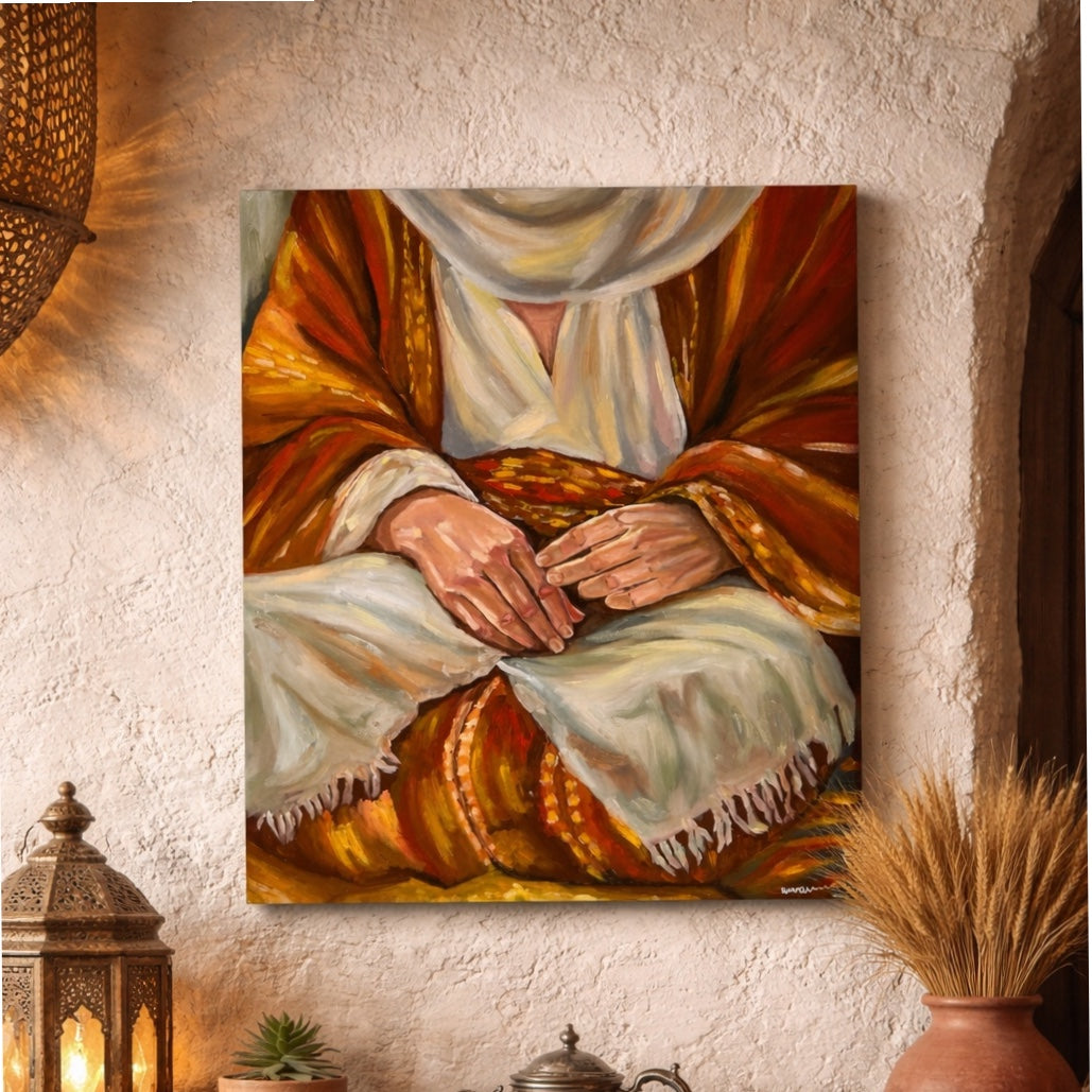 tableau tunisien héritage unique d'une femme en dignité