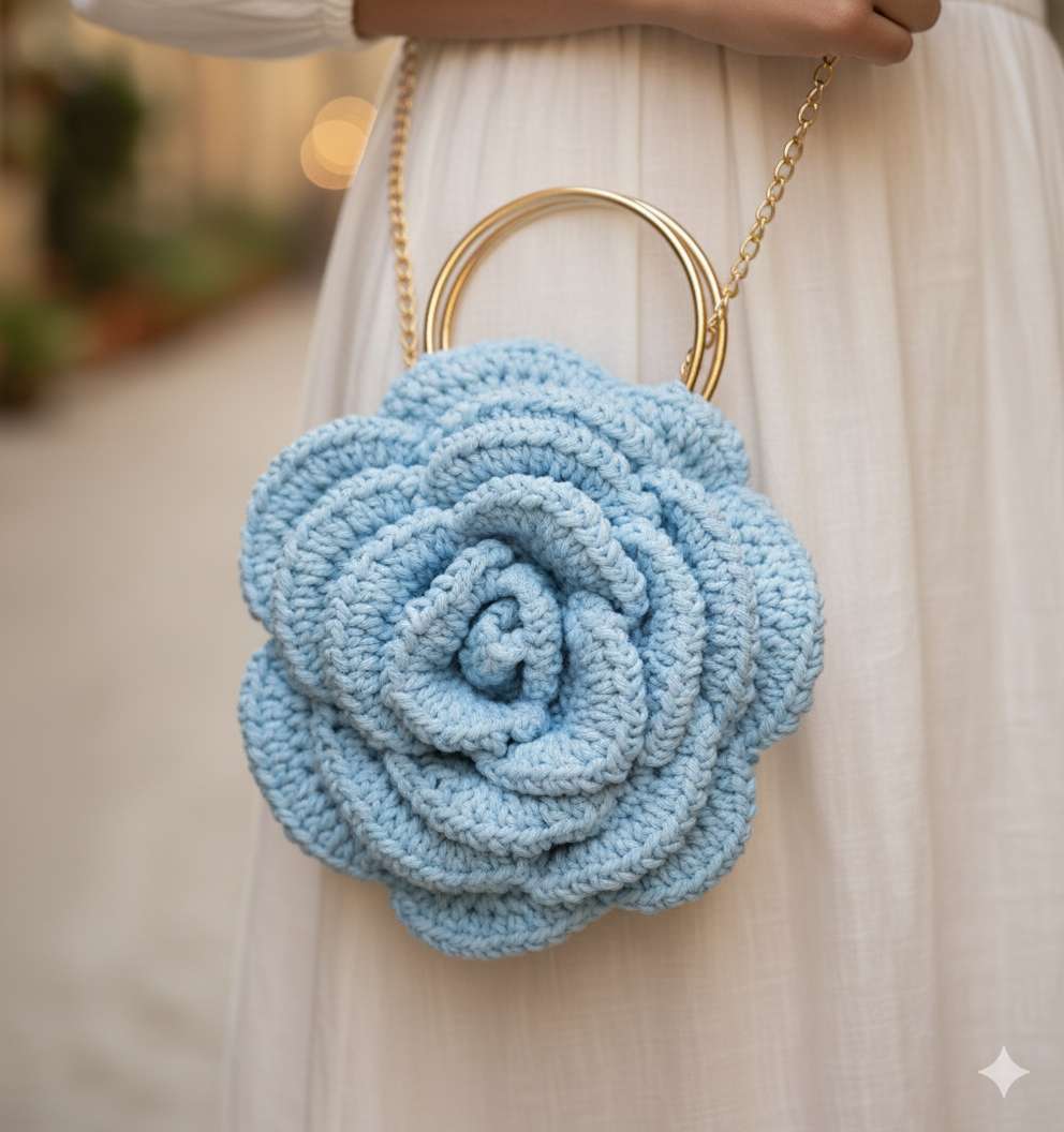 Sac au crochet fait main