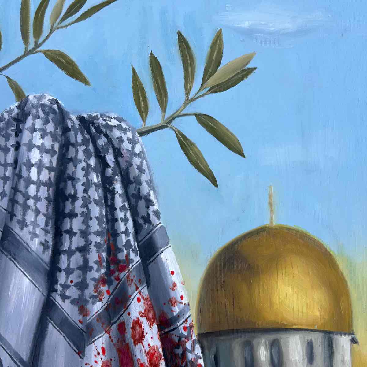 Peinture à l'huile unique pour un intérieur élégant