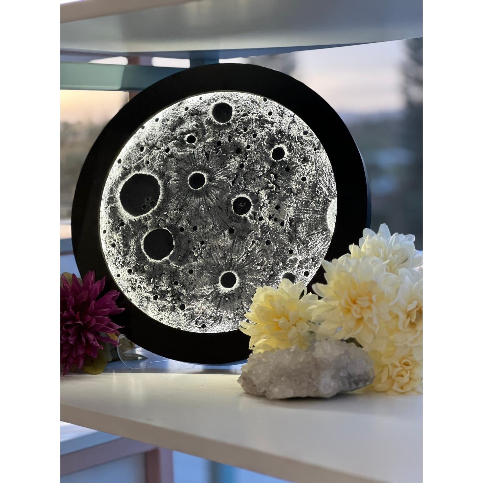 Lampe Lunaire "Cosmic Light" 100% fait-main
