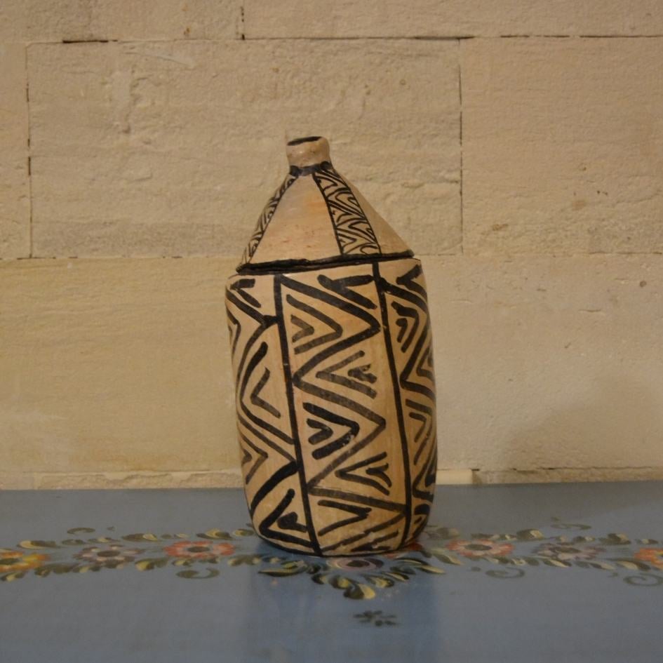 Vase en poterie de sejnane - artisanat Tunisien fait main | ILEYCOM