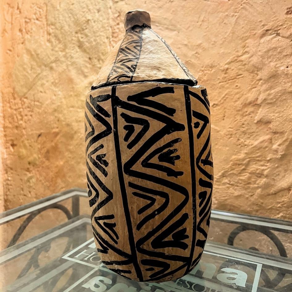 Vase en poterie de sejnane - artisanat Tunisien fait main | ILEYCOM