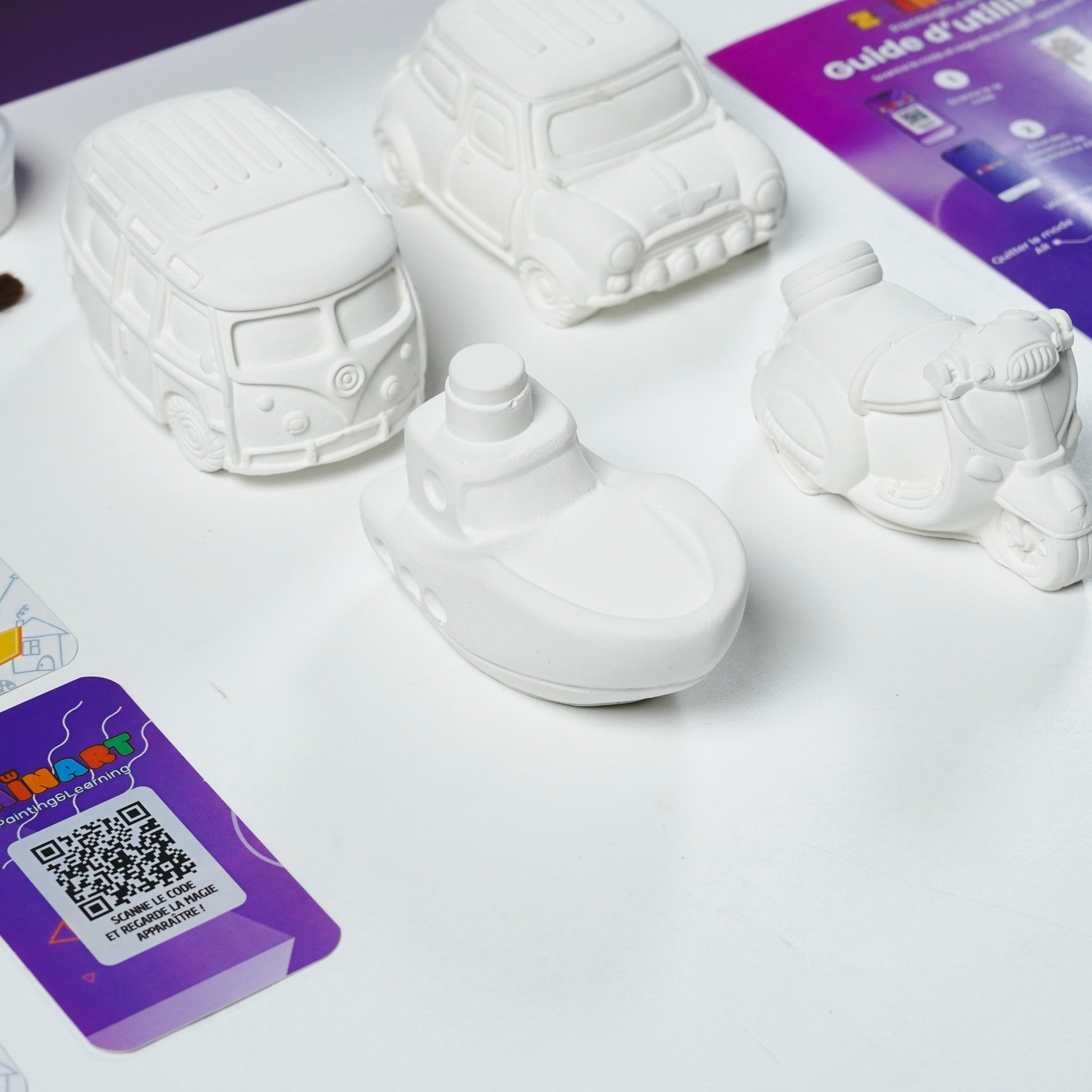 Kit de coloriage Transport avec expérience réalité augmentée