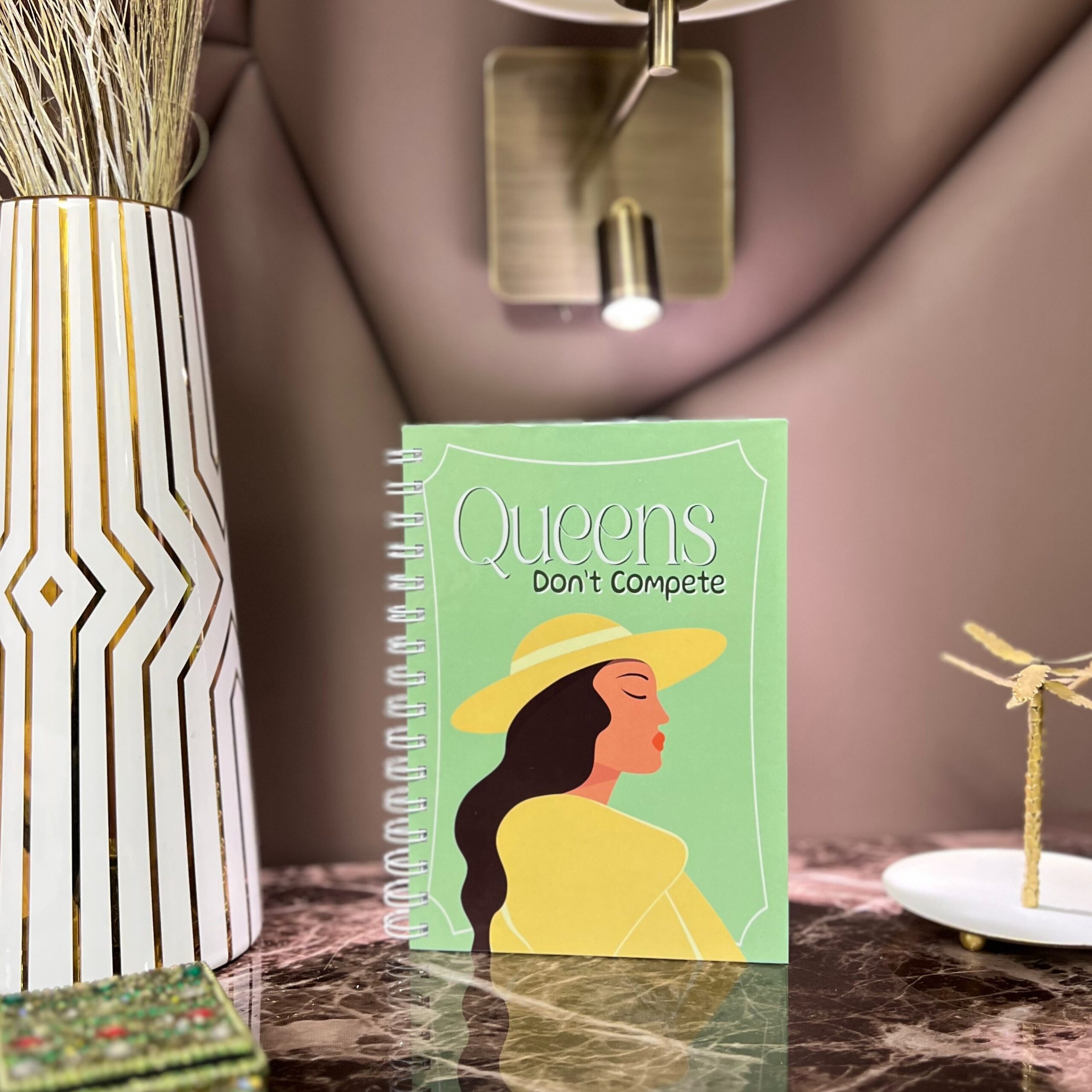 Agenda Élegant A5 Couverture Rigide - Inspiration et Épanouissement