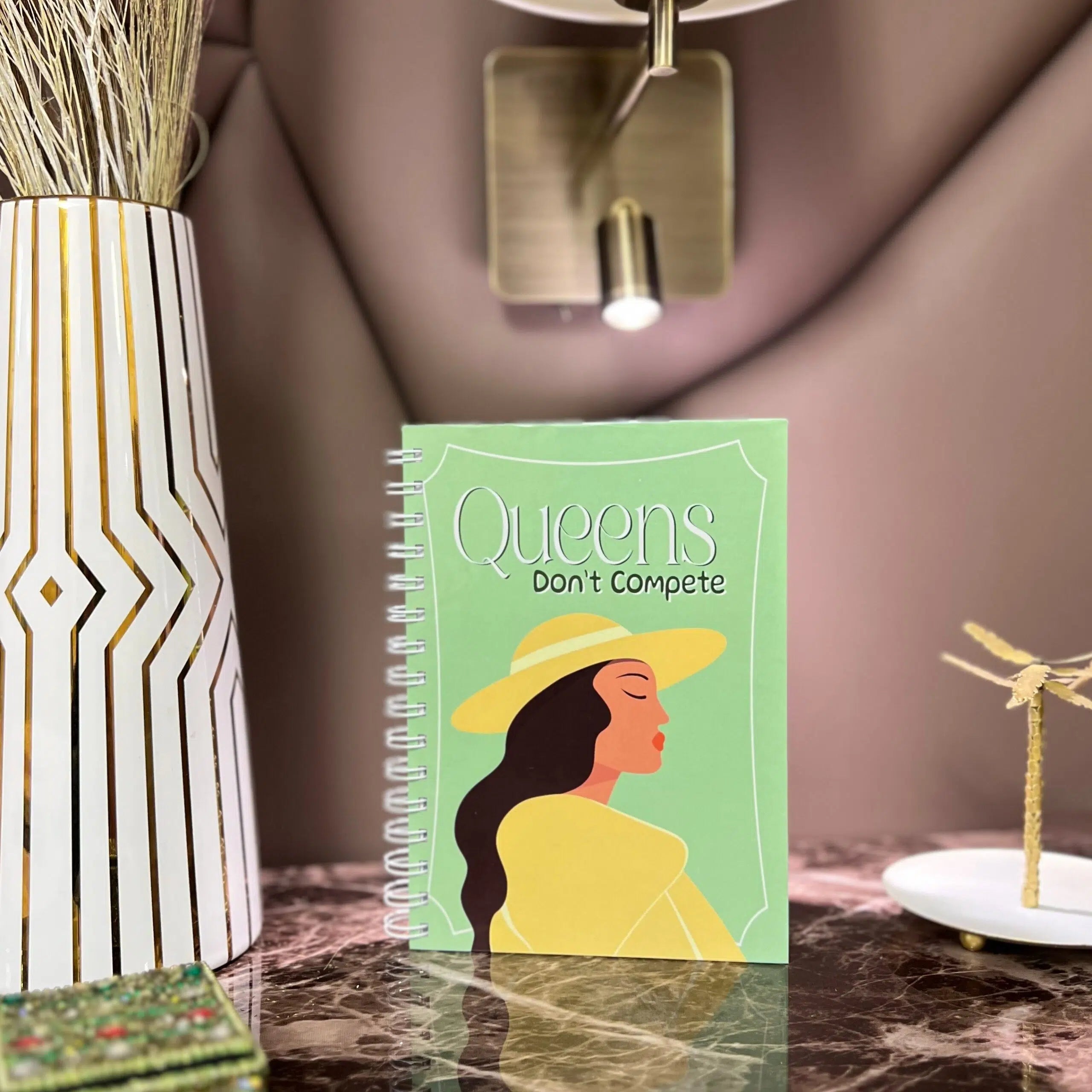 Agenda Élegant A5 Couverture Rigide - Inspiration et Épanouissement