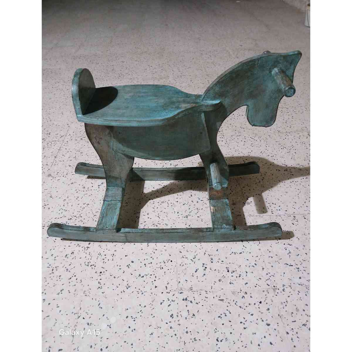 Chaise cheval en bois 70x50x31 cm