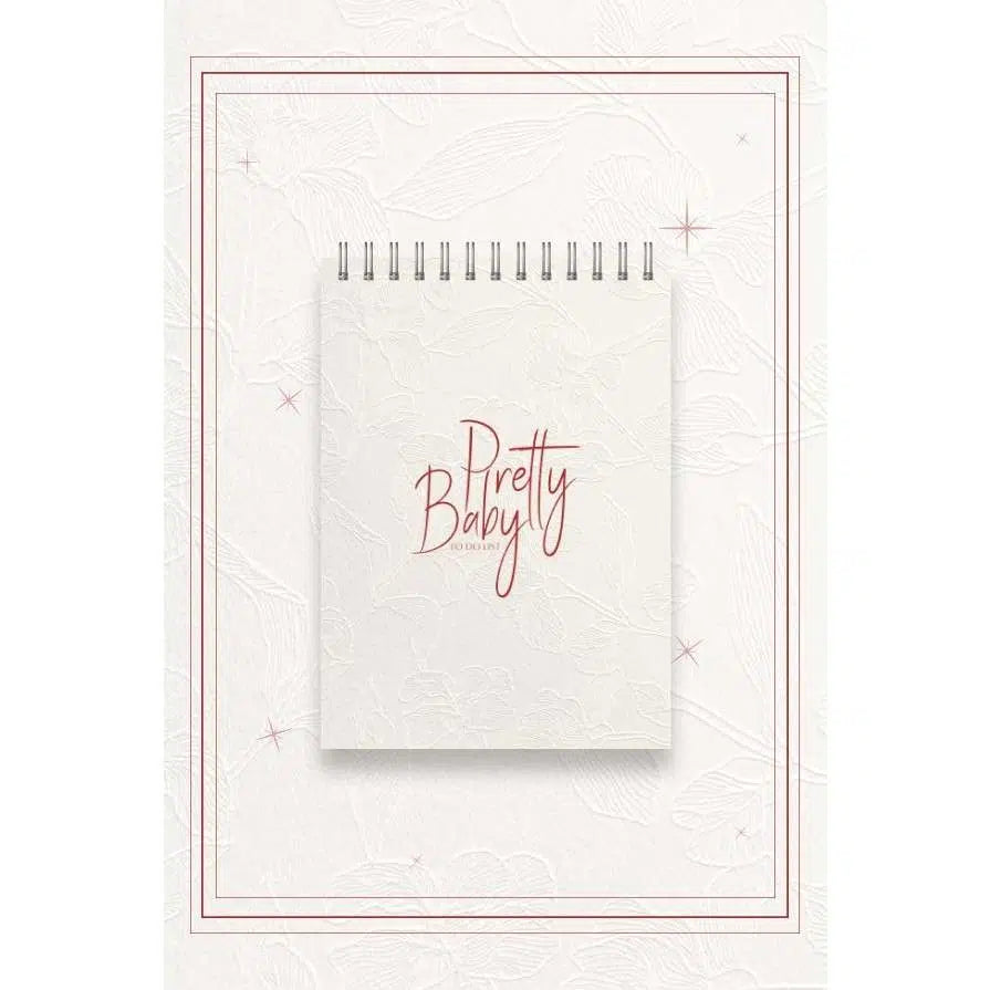 liste de tâches Pretty Baby Notepad design exclusif A6