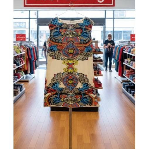 Robe boho crème exclusive taille 40 état neuf irrésistible