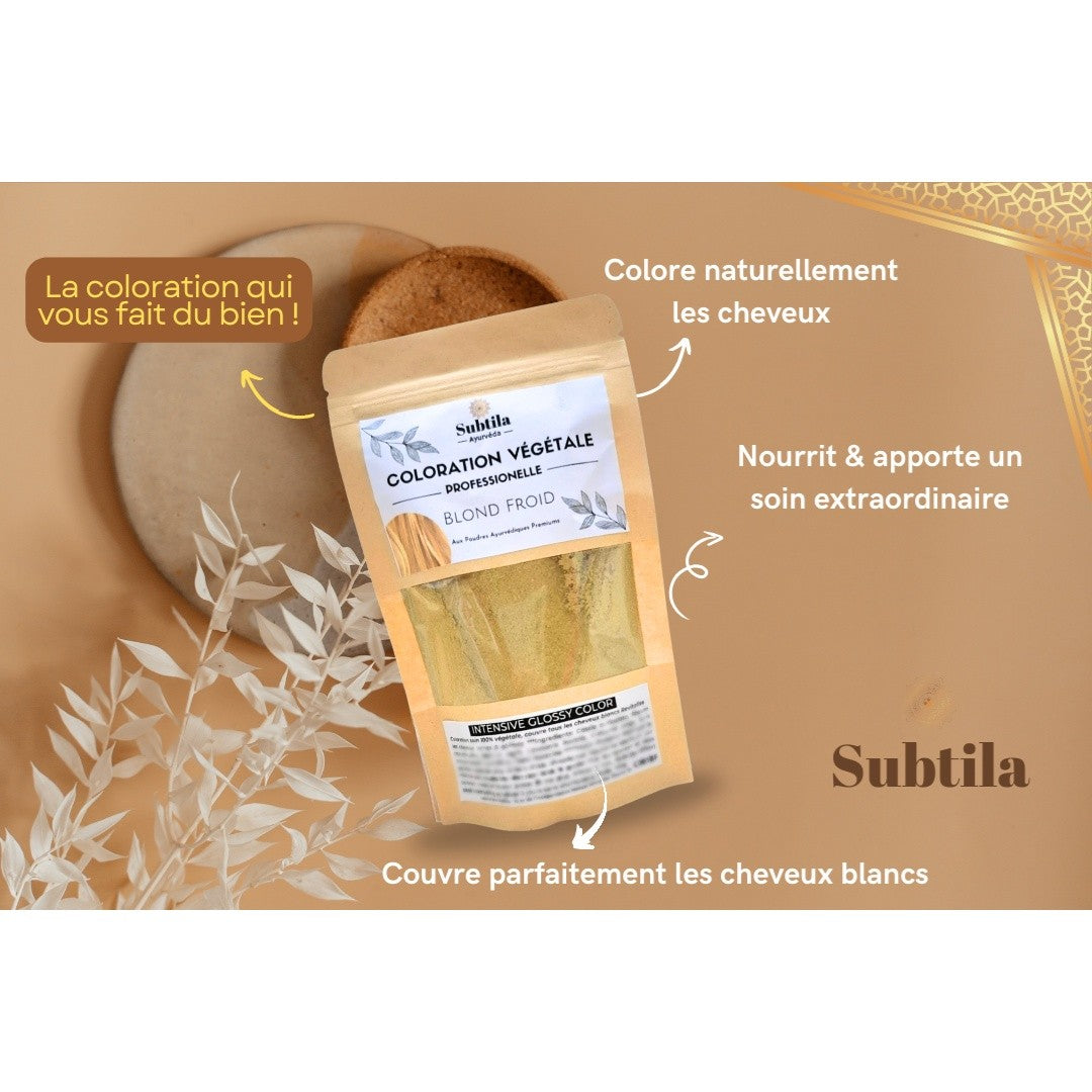 Coloration végétale cheveux Subtila