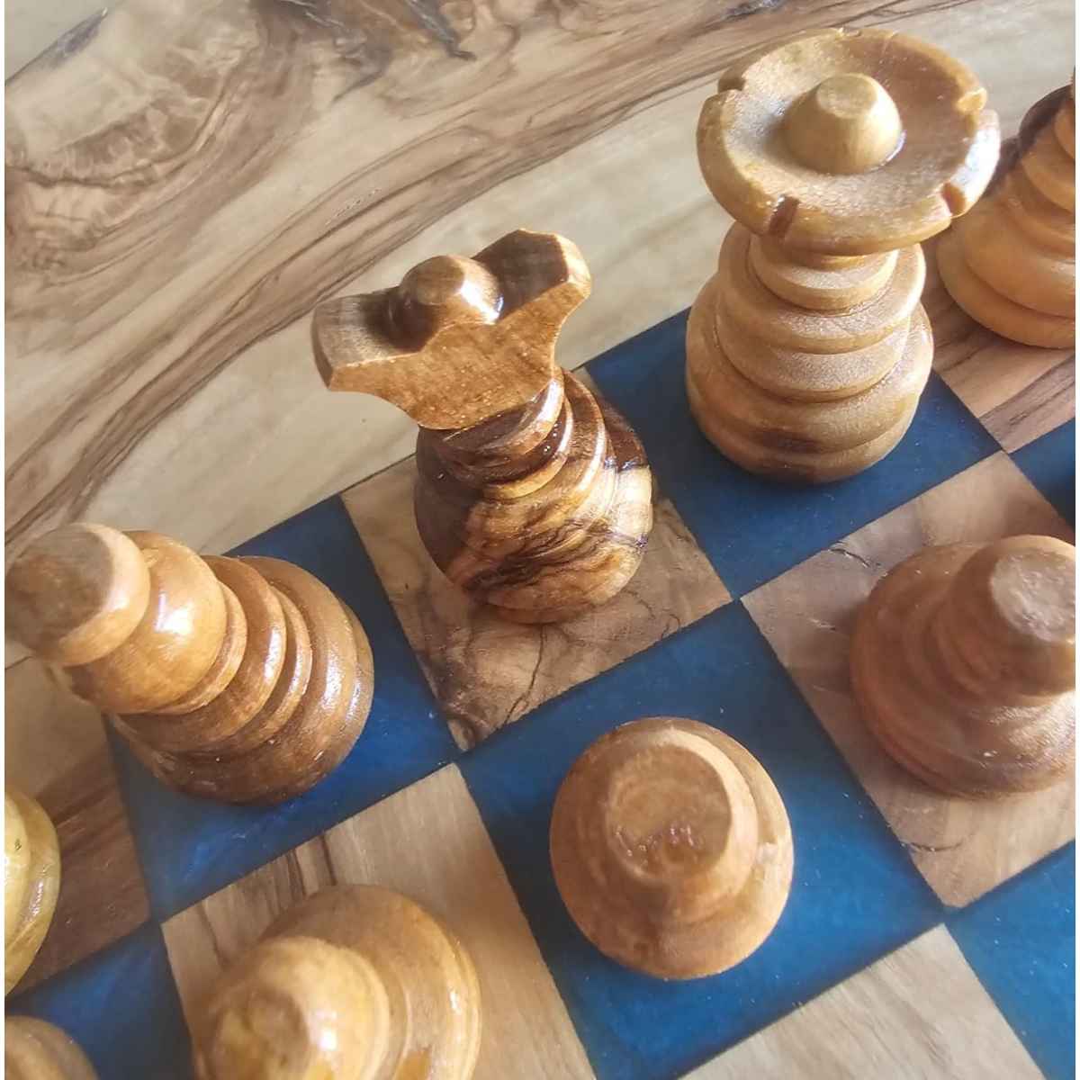 jeu d'échecs bleu qualité premium pour des parties inoubliables