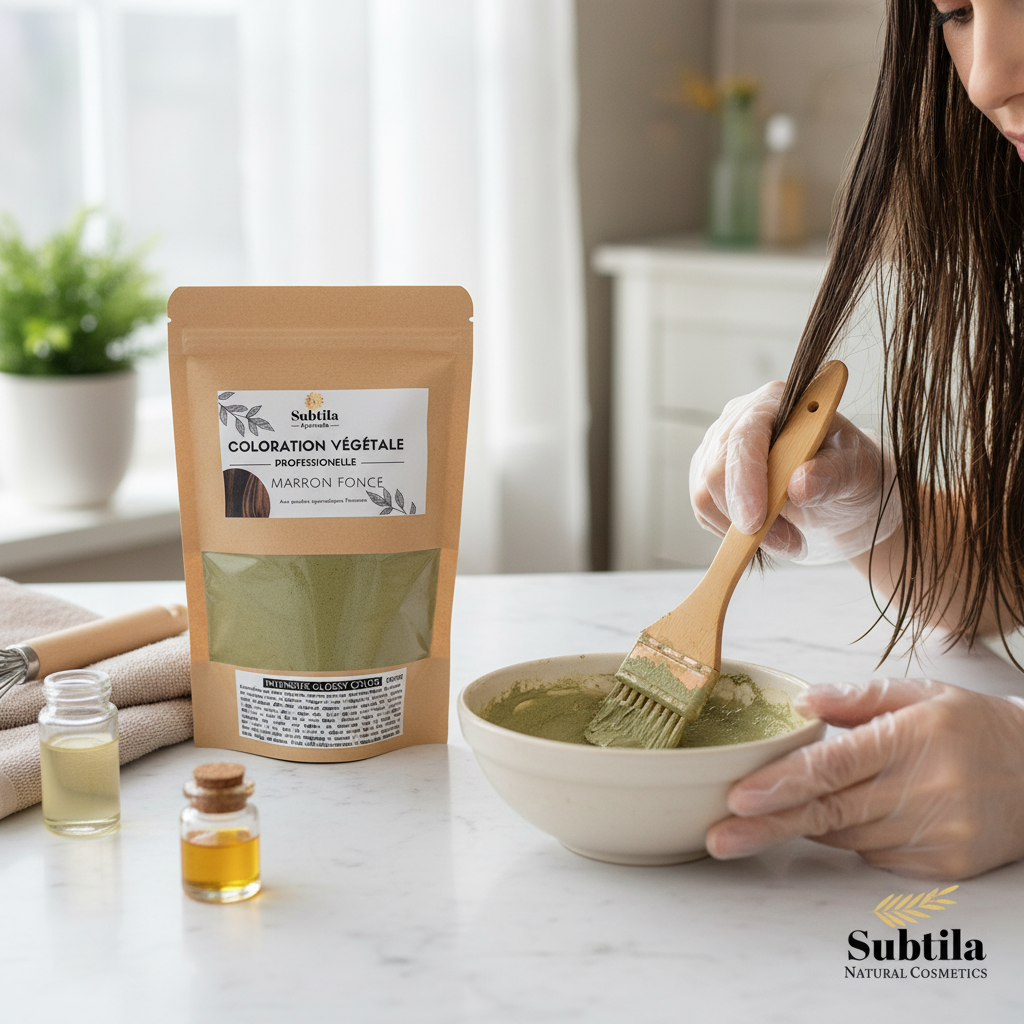 Coloration végétale cheveux Subtila