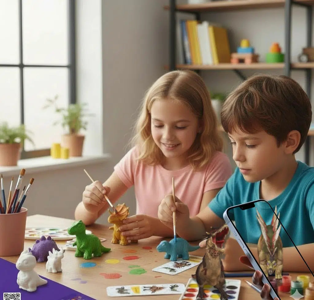 Kit Dino’Color – Dinosaures + Réalité Augmentée