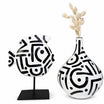 sculpture poisson duo sculptural graphique pour un intérieur unique