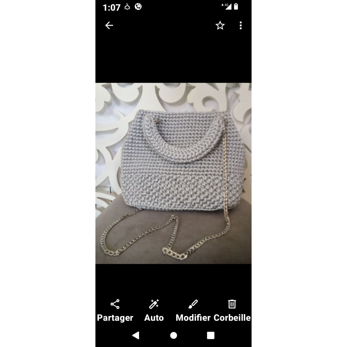 Sac en crochet élégant pour un style unique et raffiné