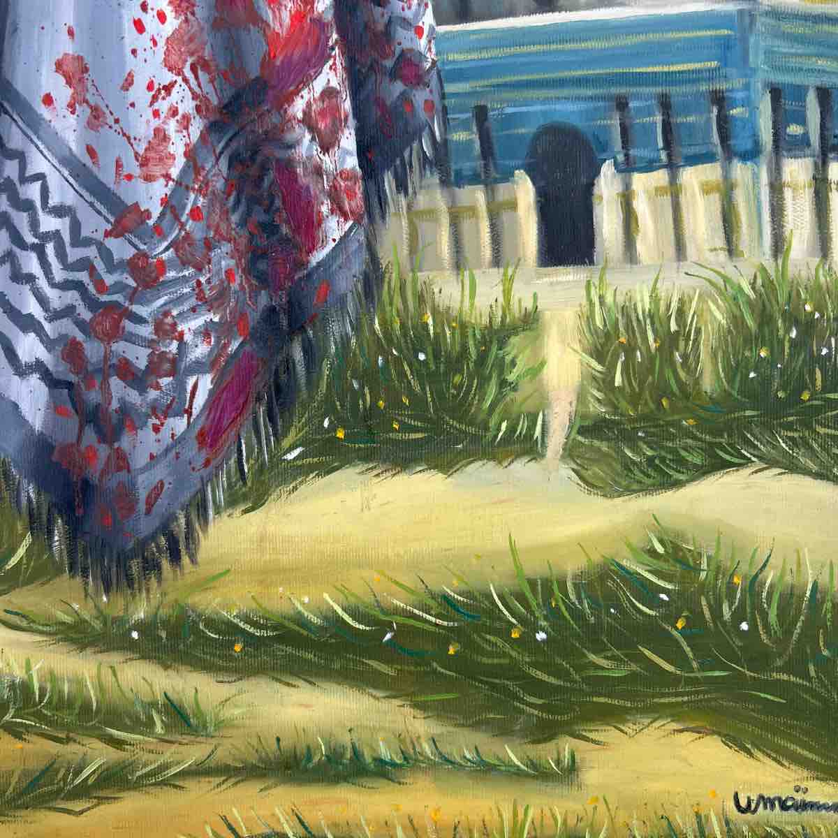 Peinture à l'huile unique pour un intérieur élégant