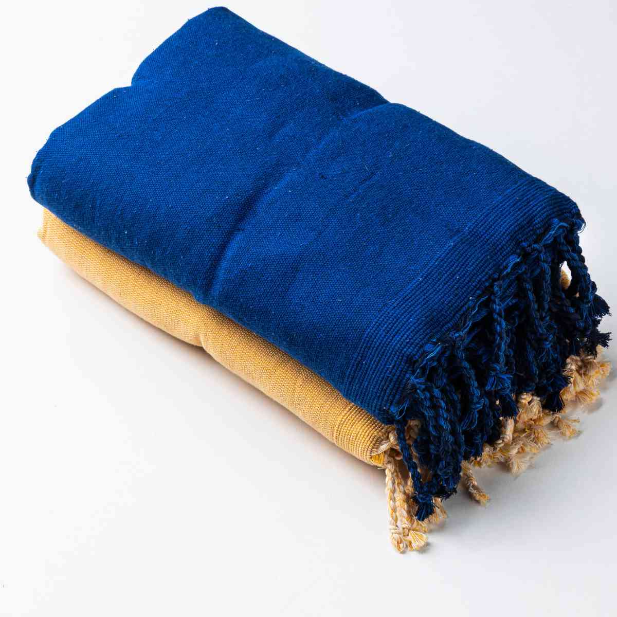 Fouta éponge jaune