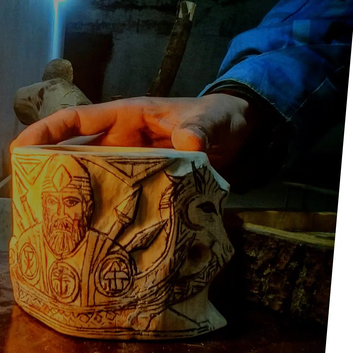 mug en bois artisanal unique pour une expérience mémorable