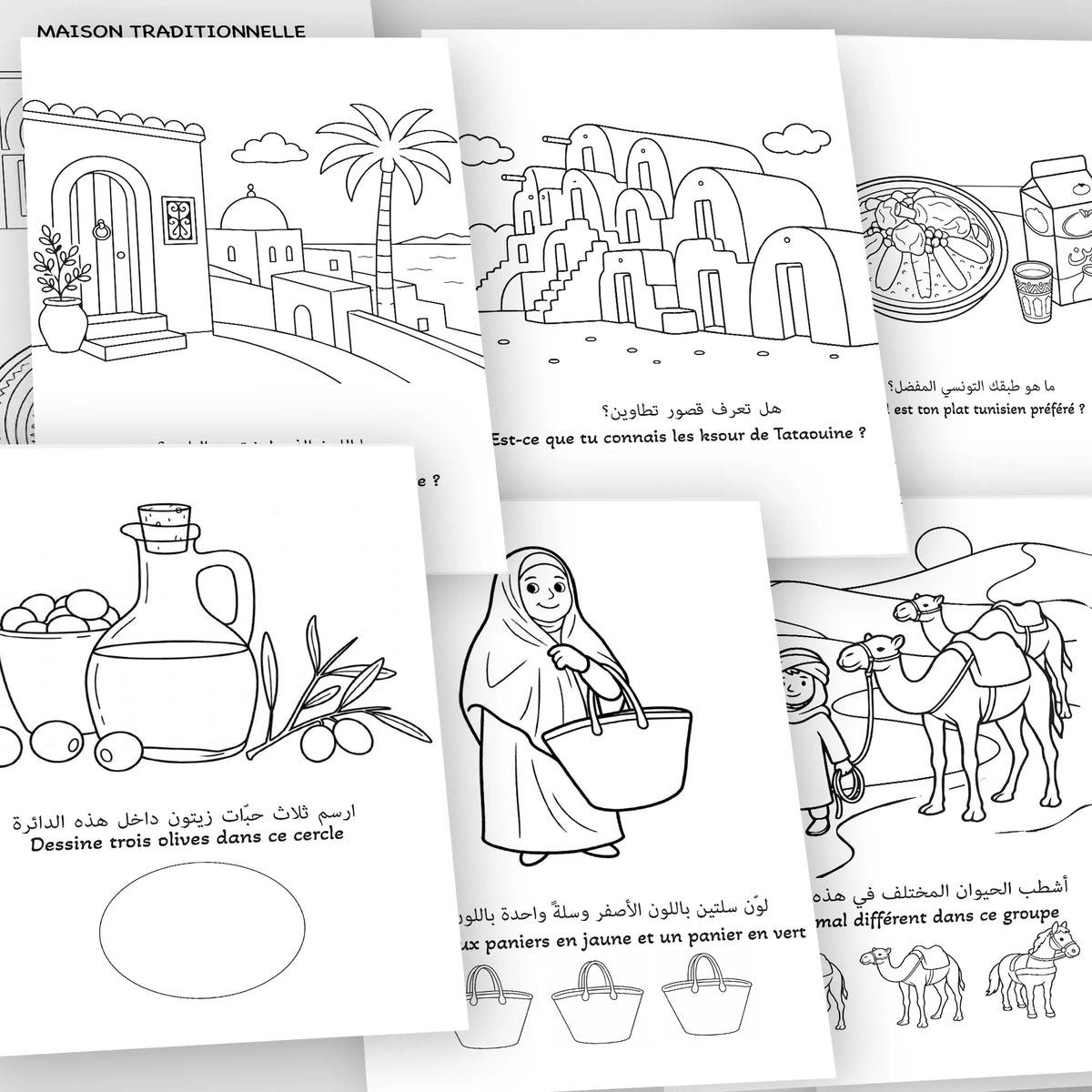 Livre de Coloriage Tunisia